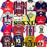 Klinsmann 98 99 Retro Soccer Jersey Matthaus Classic 00 01 02 Santa Cruz Daei Papin Elber Zickle Scholl Bayern Football Shirts Munich Vintage 91 92 93 Z47Y # #