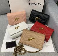 Дизайнер Marmont Bags Sadcags Totes Love Heart V Wave Patter