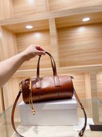 Abendtaschen 2022 Umhängetaschen Frauen Handtaschen fassförmige Messenger Achsel Luxus Designer Leder Geldbeutel