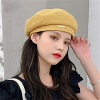 Stingy Brim Hats Spring and Summer Thin Mesh Solid Color Lin...