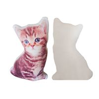 3D 고양이 베개 집 장식 베개 소파 침대 귀여운 인쇄 베개 어린이 선물