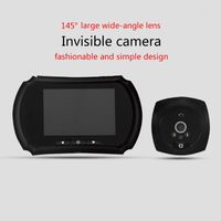Campainhas 3.5 '' Digital Smart Video Doorbell Câmera Audio Intercom 1.0MP Ir Visão noturna PO/Vídeo Automático Invisível