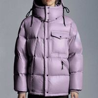 Alta qualidade masculina designer de jaqueta capuz de capuz ao ar livre tecnologia térmica quebra -vento homem jaquetas com capuz de inverno feminino com zíper do cardigan casaco