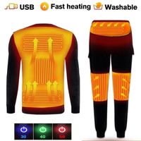 Tirmal térmico aquecimento de inverno Tops Tops USB Bateria de lã aquecida Jaqueta de motocicleta Suit de homens homens M-3xl 220928
