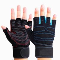 Sports Gloves Gym Fitness Weight Lifting Body Building Train...
