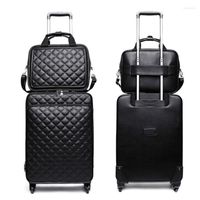 Suitcases TRAVEL TALE Women Spinner Rolling Luggage Set 24&q...