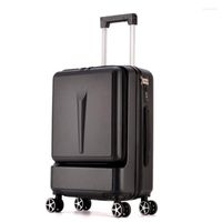 여행 가방 여행용 이야기 20 "24"인치 ABS 스피너 탑승 탑승을위한 노트북 트롤리 핸드 수화물 가방에 운반