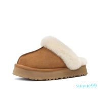 Botas peles planings algod￣o feminino Sapatos de neve de inverno plataforma de pulsh curtos camur￧a as botas quentes 2022