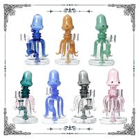 Octopus Designs Glass Bongs Hookahs Water Pipes with showerh...