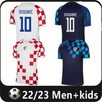 2022 Croacia Modric World Cup Soccer Courgeys National Mandzukic Perisic Kalinic 22 23 Croatia Football Shirt