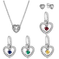 Love Pendant Necklace Lady Earrings Diamond DIY Original fit...