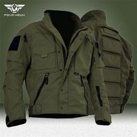 Mens Jackets Agent Tactical Jacket Men Military Waterproof M...
