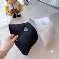 디자이너 버킷 모자 패션 음성 흑백 모자 여성 클래식 블랙 화이트 캡 최고 품질