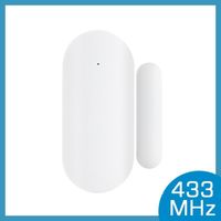 Smart -Home -Sensor 433MHz Wireless Magnetschalter Kontaktdetektortür und Fensteralarmsignal Intruder -Sicherheitssystemmart