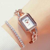 Wristwatches Stylish Women' s Square Watch Business Quart...