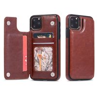 Luxury Flip Leather Willet Cases de teléfono Magnético Soporte de ranuras para el soporte para iPhone 14 13 12 11 Pro Max 6 7 8 Plus 10 X XS Samsung Note S10