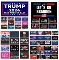 Donald Trump Flaggen 3x5 ft 2024 Machen Amerika Great Florida DeSantis Flagge USA Präsident Trump Won Lets Go Brandon Banner Flags