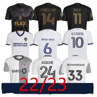 2022 MLS Chiellini 14 LAFC soccer jerseys LA GALAXY RIQUI PU...