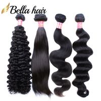 Бразильские пакеты для волос плетения вьющиеся волнистые прямые тела волна с глубокой 3pcs Virgin Remy Extension