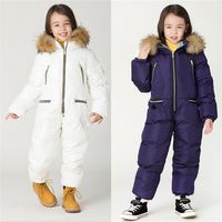 30도 겨울 어린이 S 두꺼운 다운 재킷 대형 크기 소년 점프 수트 스키 소녀 흰 방수 눈 90 오리 gx220818