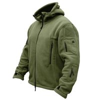 Men US Military Winter Thermal Fleece Tactical Jacket Outdoo...