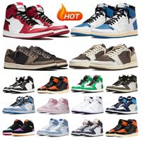 Classic jumpman 1 mens basketball shoes 1s Bred Patent Unive...