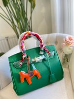 Dise￱adores Bolsa de hombro Luxurious bolso bolso bolsas de bolsos cluth marca de alta calidad cl￡sica de cuero de cuero fantandizo de cuerpo de cuero ganado de ganado de 35 cm Vogue verde