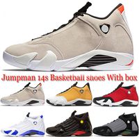 Men Basketball Shoes 14s Jumpman 14 University Gold Last Hyper Real