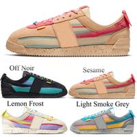 2023 Zapatillas de moda de moda Union Cortez Sesame Light Smoke Gray Off Noir Lemon Frost Women Frahing Trainers Sneakers 36-45