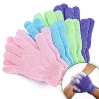 Pulizia dei guanti esfoliazione per uomini e donne Spaqualità esfoliante guanti per rimuovere dossi morti per la pelle testurizzata bagno vasca da bagno amgvq
