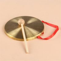 Ganzes 8 -Hand -Schmieden Parade Middle Pitch Chinese mit Mallet Mediant Kupfer Gong Gift304Z