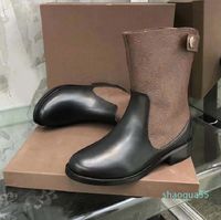 Fashion- Classics Exquisite Leather Platform shoes Women Boot...