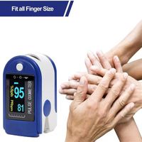 산소 측정법은 혈액 산소 포화도 및 맥박수 심박수 모니터의 Clip-on 가정을 의미합니다.