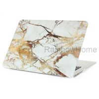 Projeto de granito de mármore capa de cristal de plástico capa de proteção de casca para MacBook Air Pro retina 11 13 15 polegadas Decalque de água Case211p