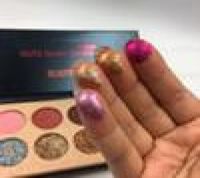 Eagy glasierte Glitzer Lidschatten Make -up Lidschatten Schönheitspalette Matte Shimm