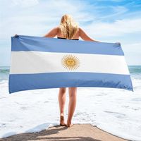 Lovinsunshine Argentina Flage America Bandiera asciugamano da spiaggia stampato Summer Donne Usci da bagno in microfibra Alta assorbente AB#181 Y2004273E