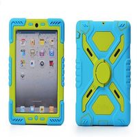 Pepkoo Defender Military Spider Stand Water Dirt Shock Proof Case for iPad 2 3 4 5 6 Air Mini 1 2 3 for iPad Pro 2017 for IP302S