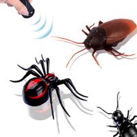 원격 제어 현실적인 가짜 거미 RC 장난 장난감 곤충 농담 무서운 트릭 적외선 제어 스파이더 바퀴벌레 250Z