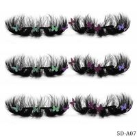 Falsos cílios Faux Mink 25mm Butterfly com caixas de embalagem charmosa cílio brilhante lashes245w