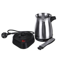 Kahve 500ml paslanmaz çelikten ayrılmış İtalyan Mocha Pot Yunan Türk Elektrikli Kahve Potu Taşınabilir Espresso Makinesi 220v236o