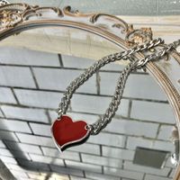Joyería de diseñador Collar de moda Pendientes de corazón para mujeres