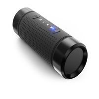 Açık Bluetooth Hoparlörler Taşınabilir Kablosuz Bisiklet Hoparlör 5200mAH Güç Bankası Mikrofon LED Işık Aksesuarları ile Su Geçirmez286m