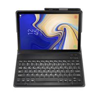 Samsung Galaxy Tab S5E 10 5 T720 T725 Tablet Stylus241S 용 Bluetooth 키보드가 포함 된 PU 가죽 케이스 스마트 커버