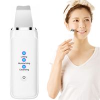 USB Rechargeable Ultrasons Massage facial Peau nettoyage hydratant Spatule Spatule Visage V Forme de forme de forme