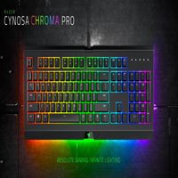 Razer Cynosa Chroma Pro Gaming Keyboard 104 Keys Multi-Color RGB مفاتيح إضاءة خلفية فردية مقاومة للانسكاب التصميم المتين 302Q
