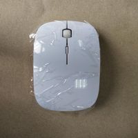 souris vierge 3D Sublimation Impression de souris sans fil sur mesure 20 pièces LOT253M