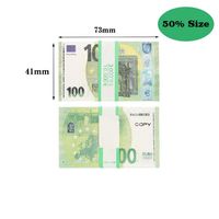 Prop 10 20 50 100 Banconote false Copia Copia Money Billet Billet Euro Play Collection e Gifts298K