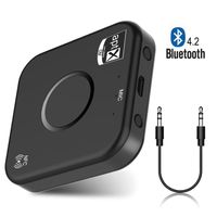 B7 무선 Bluetooth 송신기 수신기 2 in 1 무선 3 5mm 오디오 어댑터 자동차 TV 홈 스테레오 시스템 TV PC CAR244U