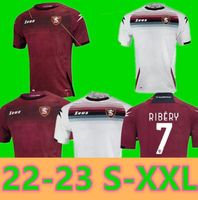 2022 2023 Salernitana Soccer Jersey #7 Ribery Bonazzoli Belec Coulibal Gyomber Jaroszynski Vestiti da Calcio 23 23 Home Off Third Jerseys Shirt Uniforms