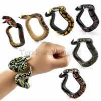 Fake Snake Novelty Toys Simulation Snake Resin Bracelet Scar...